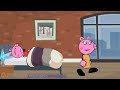 Peppa Gets George Sick With Swine Flu Grounded