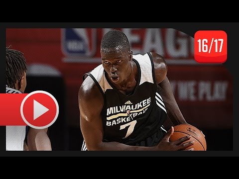 Thon Maker Full SL Highlights vs D-League Select (2016.07.10) - 17 Pts, 17 Reb