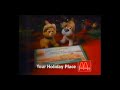 Christmas McDonald S Oliver Company Plush Ornaments Fast Food Commercial December 1988