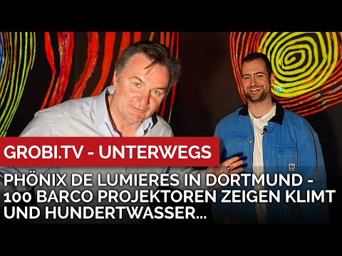 Phönix de Lumieres in Dortmund - 100 Barco Projektoren zeigen Kunst auf über 5.600 qm Fläche