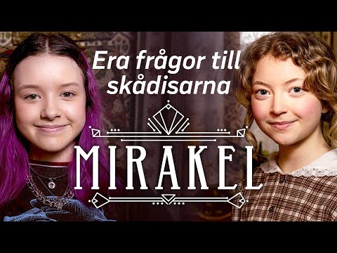 Julkalendern Mirakel: @LillaAktuelltSVT pratar med skådespelarna