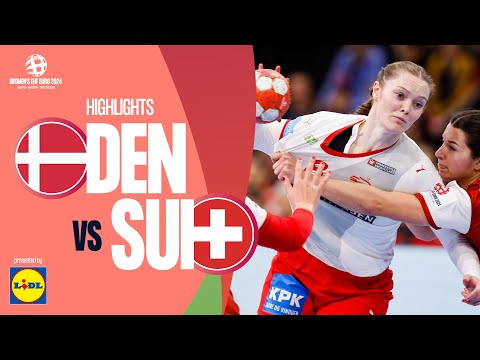 Denmark 🆚 Switzerland | Highlights | Women’s EHF EURO 2024