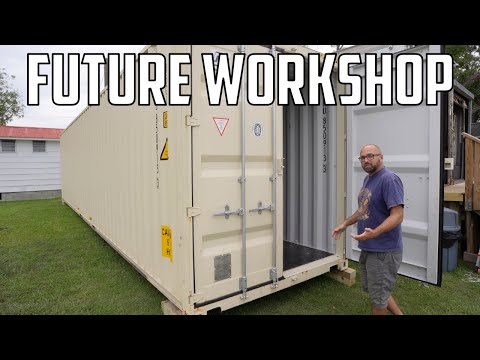 ⛵️Our 40ft shipping container workshop is here! Ep 645