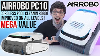 The Best Robotic Pool Cleaner AiRROBO PC10 in 2025! - In-Depth Review & Test (No App Needed)