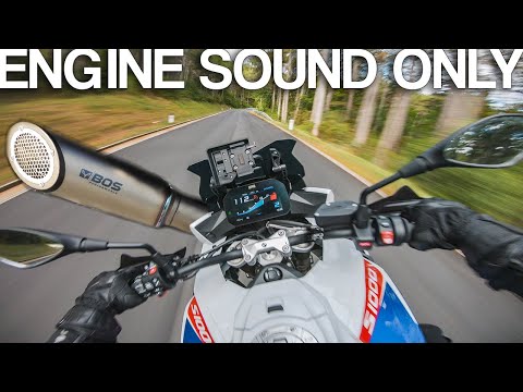 SHE SCREAMS! BMW S 1000 XR BOS exhaust sound [RAW Onboard]