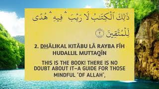 Download lagu Surah Al Baqarah 1-5 - Mishary Al Afasy Transliteration and Translation. Memorize and understand mp3