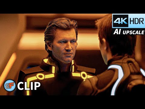 Sam Flynn Meets Clu Scene | Tron Legacy (2010) IMAX 4K HDR Movie Clip