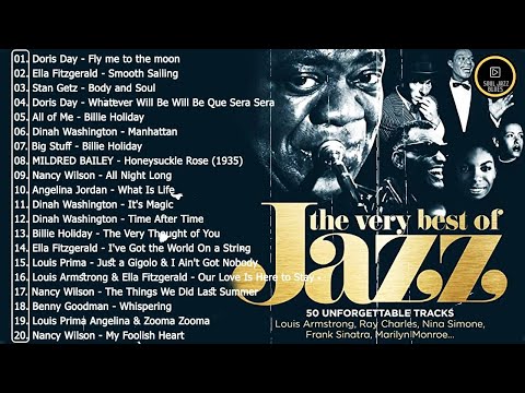 Louis Armstrong, Billie Holiday, Ella Fitzgerald, Dinah Washington,Frank Sinatra -Best of Jazz Divas