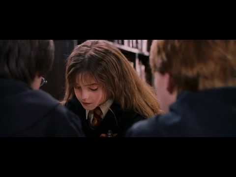 Hermione finds Nicholas Flamel scene | Harry Potter | J K Rowling.
