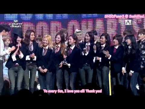 [Eng Sub] [140306] Mnet M! Countdown - SNSD 1st Place Cut