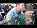 Miranda Kerr kiss attacked by prankster Vitalii Sediuk at Louis Vuitton Fashion Show in Paris