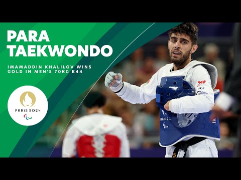 Khalilov Wins Gold For Azerbaijan in Para Taekwondo 🇦🇿 | Paralympic Games