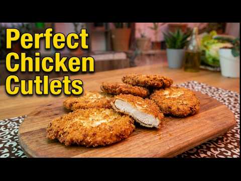 Perfect Crispy Chicken Cutlets in 8 Minutes – Easy Recipe