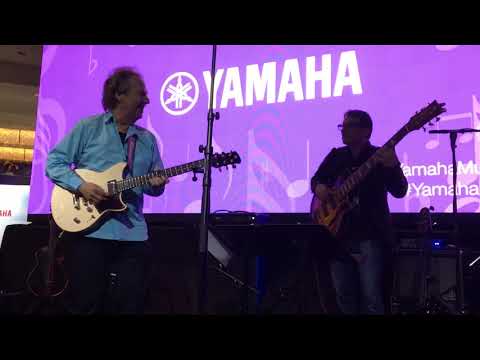Lee Ritenour (guitar), John Patitucci (bass guitar), Patrice Rushen and Sonny Emory at NAMM 2018