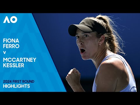 Fiona Ferro v McCartney Kessler Highlights | Australian Open 2024 First Round