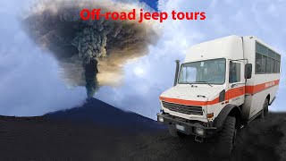 Thrilling Mount Etna off-road jeep tour! Adventure awaits on the volca