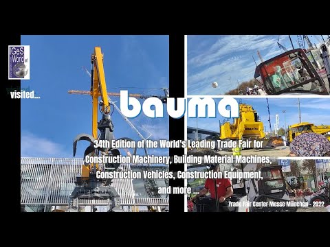 IGeS World visited the 33rd Edition of Bauma (2022).