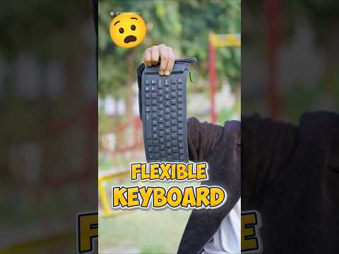 Flexible Keyboard Vs Mini Keyboard 😱 #shorts #keyboard #gadgets #youtubeshorts