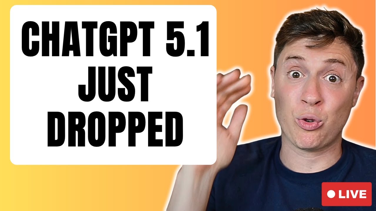 CHATGPT 5.1 JUST DROPPED! TESTING IT LIVE