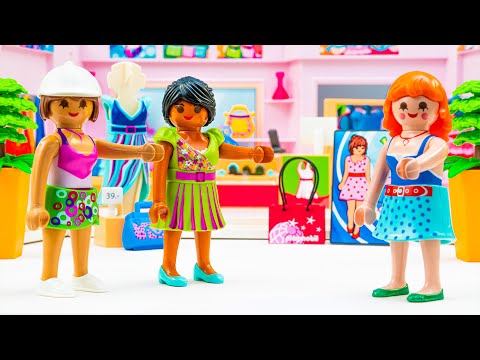 Playmobil Shopping Plaza 9078 Toy Unboxing