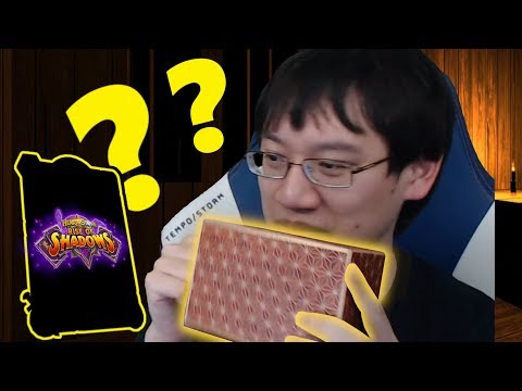 This MADMAN Tries to Open a Box for 40 Minutes to Reveal a Card! | Rise of Shadows | Hearthstone