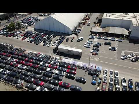 Tesla Fremont Flyover - Constructions continue - Jul 20, 2021