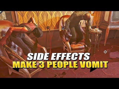 Make 3 People Vomit - DISHONORED Death of the Outsider - Side Effects Achievement Trophy Guide