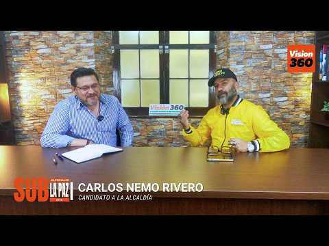 Carlos Nemo Rivero, candidato a la Alcaldía de La Paz por Unidad Patria