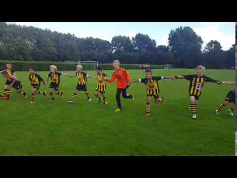 21 augustus 2016 - Wilhelmus JO11-3 slinger na winst Jens Toornstra Toernooi