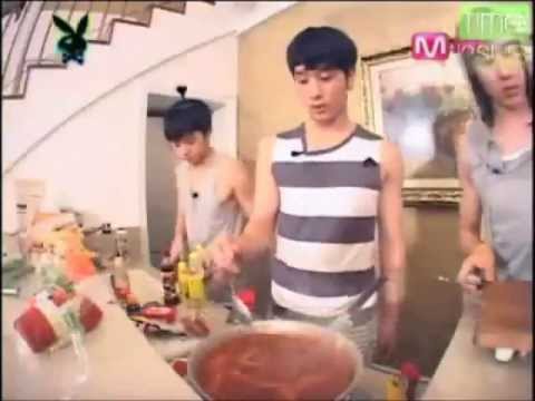 [eng] 2PM and T-ARA making "poison" and burn their own throats LOL