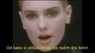 Sinead O'Connor - Nothing Compares 2 U (srpski prevod)