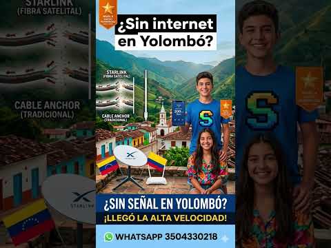 Starlink en Yolombó Antioquia 🛰️ | ¡Internet para Estudiar y Emprender!
