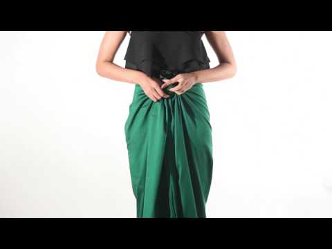 How To Wear a LOVI Sarong - Traditional Pleat with a Twist