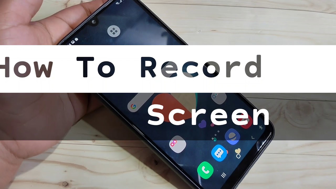 Samsung Galaxy M02s | How To Do Screen Recording in Samsung Galaxy M02s