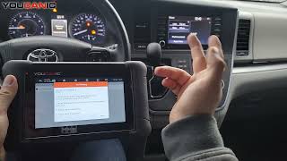 Toyota Sienna: How to Perform ABS Bleeding with YOUCANIC Scanner