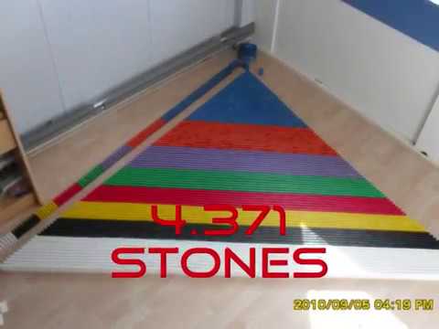 Biggest Domino Triangle (Old Youtube Record)