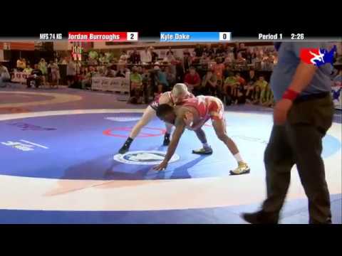 Jordan Burroughs vs. Kyle Dake - 2013 U.S. World Team Trials Bout 1