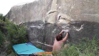 Video thumbnail of Plan B, 7a. Alcañiz