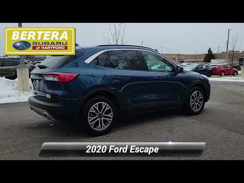 Used 2020 Ford Escape SEL, Hartford, CT P3421