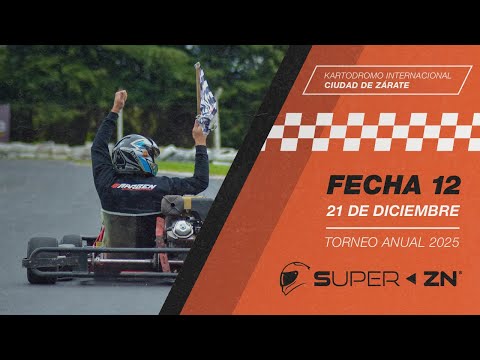 🔴 EN VIVO | Fecha 12  | SUPER ZN 2025 🏁 | Karting Rental en Zárate 🇦🇷