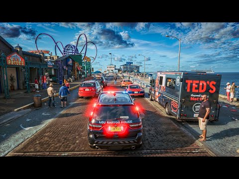 GTA 5 LSPDFR Realistic Police Patrol | Ultra Graphics City Roleplay 4K