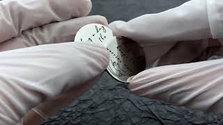 2651-Monete commemorative in acciaio inossidabile galvanizzate con argento