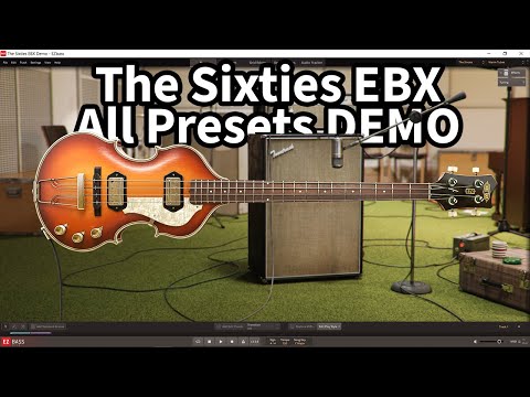 Toontrack EZBass The Sixties EBX All Presets Demo