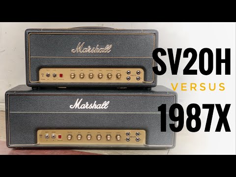 Marshall SV20H vs 1987X - Studio Vintage vs Plexi Reissue