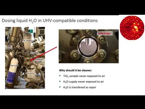 Dosing liquid H2O in UHV