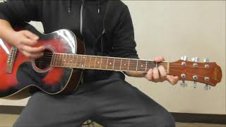ギター弾き語り　練習中
