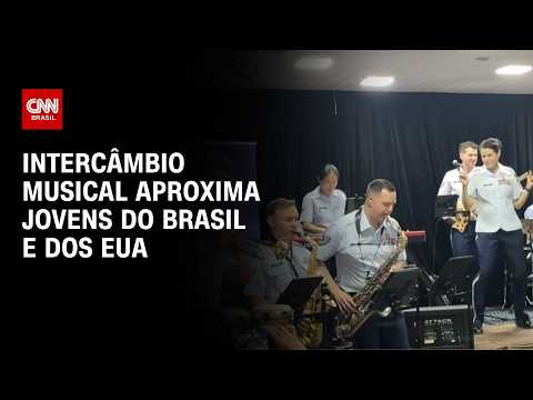 Banda da Força Aérea dos EUA promove intercâmbio musical no Rio
