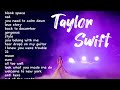 Taylor Swift Playlist 2023 | Non-Stop