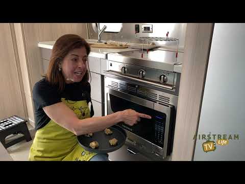 How to bake cookies in your Airstream's Contoure convection microwave | Airstream living