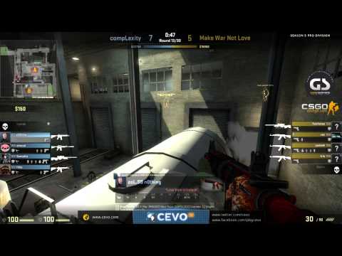 CEVO-Pro CS:GO Season 5: CompLexity vs. Make War Not Love - Week 2:2 on de_train